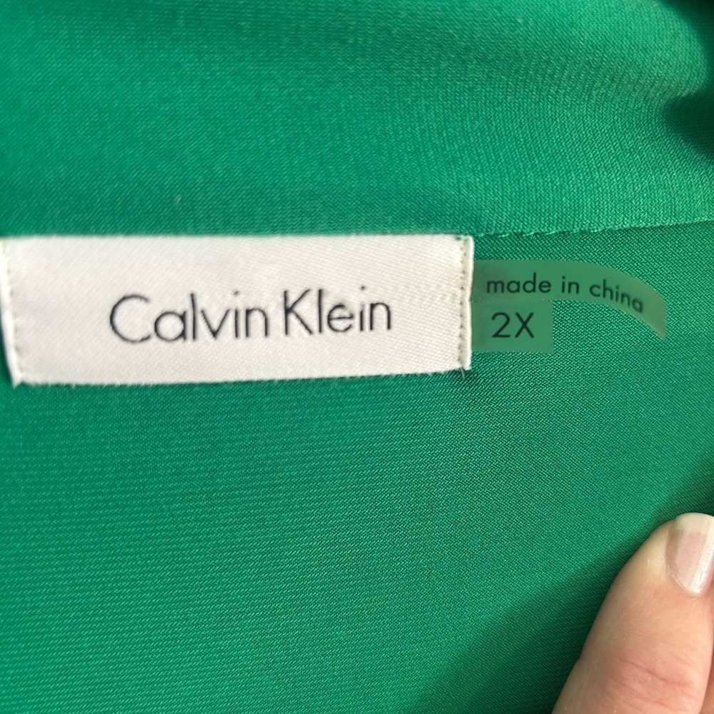 Calvin Klein Green Cardigan - Picture 3 of 4